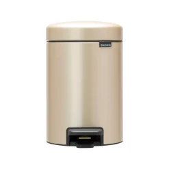Brabantia Poljinämpärit^New Icon poljinroskis 3 litraa, Metallic Gold