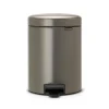 Brabantia Poljinämpärit^New Icon poljinroskis 5 litraa, platinum