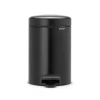Brabantia Poljinämpärit^New Icon poljinroskis 3 litraa, matt black (musta)