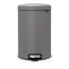 Brabantia Poljinämpärit^New Icon poljinroskis 20 litraa, Mineral concrete grey