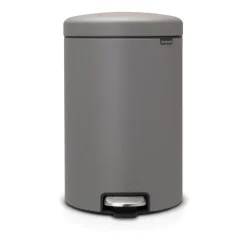 Brabantia Poljinämpärit^New Icon poljinroskis 20 litraa, Mineral concrete grey