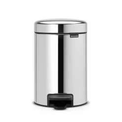 Brabantia Poljinämpärit^New Icon poljinroskis 3 litraa, brilliant steel (kiiltävä teräs)