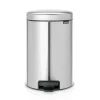Brabantia Poljinämpärit^New Icon poljinroskis 12 litraa, matt steel fingerproof (matta teräs)