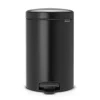 Brabantia Poljinämpärit^New Icon poljinroskis 12 litraa, matt black (musta)
