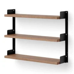 New Works Hyllyt & Hyllyjärjestelmät^Tea Shelf seinään kiinnitettävä hylly 46 x 62,5 cm, Saksanpähkinä