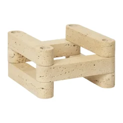 Ferm Living Kynttilänjalat & Kyntteliköt^Newel modul kynttilänjalka 6 osaa, Travertiini