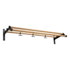 Essem Design Hattuhyllyt^Nostalgi 291 -hattuhylly 100 cm, Bambu-musta
