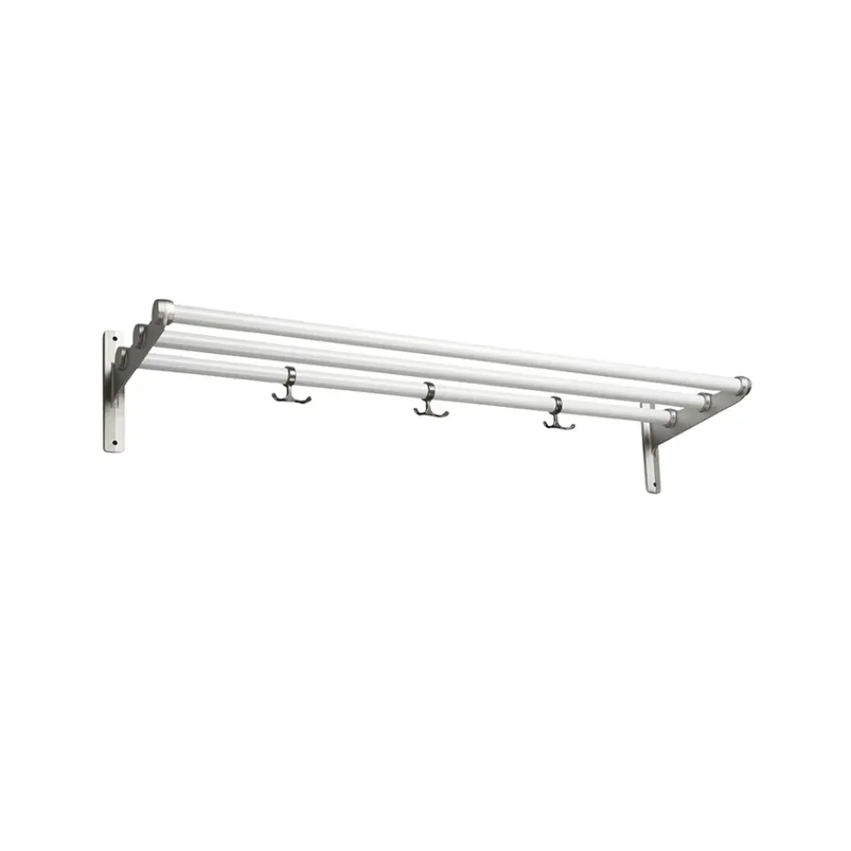Essem Design Hattuhyllyt^Nostalgi kenkä- tai hattuhylly, Valkoinen, alumiinirunko
