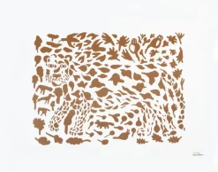 Iittala Julisteet^Oiva Toikka Cheetah juliste ruskea, 50x70 cm