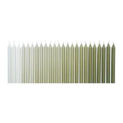 Ferm Living Kynttilät^Ombre antiikkikynttilä 24 kpl, Khaki