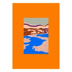Paper Collective Julisteet^Orange Landscape -juliste, 50 x 70 cm