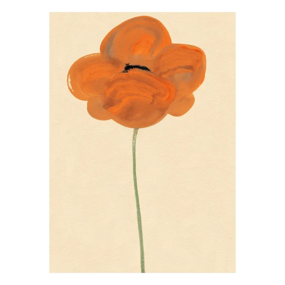 Paper Collective Julisteet^Orange Unikko -juliste, 30 x 40 cm