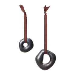 Ferm Living Joulukoristeet^Orrith koriste-riipus 2 osaa, Rustic Pronssi