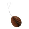 DBKD Pääsiäiskoristeet^Ovoid pääsiäiskoriste paperi 7 cm, Terracotta