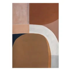 Paper Collective Julisteet^Painted Shapes 01 -juliste, 50x70 cm