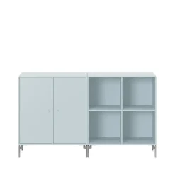 Montana Senkit & Sivupöydät^Pair sivupöytä, Flint 148, kromijalat
