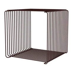 Montana Hyllyt & Hyllyjärjestelmät^Panton Wire Single hylly 34,8x34,8x34,8 cm, Musta punainen