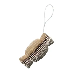 DBKD Joulukoristeet^Paper candy joulukoriste, Beige