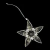 DBKD Joulukoristeet^Paper star joulukoriste 10,5 cm, White