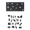 Design Letters Ilmoitustaulut^Party icons ilmoitustauluun - 20 osaa, musta