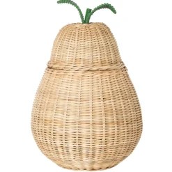 Ferm Living Lastenhuoneen Säilytys|Säilytyskorit^Pear säilytyskori, luonnonvärinen