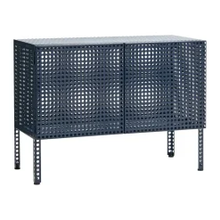 HAY Kaapit & Vitriinit^Perforated Cabinet kaappi small, Steel sininen