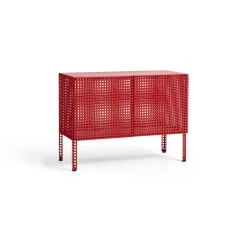 HAY Kaapit & Vitriinit^Perforated Cabinet kaappi small, Viininpunainen