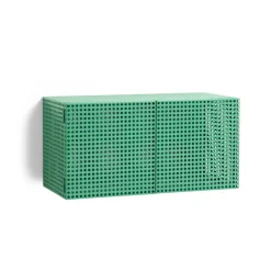 HAY Kaapit & Vitriinit^Perforated Cabinet seinäkaappi small, Soft jade