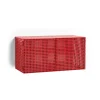 HAY Kaapit & Vitriinit^Perforated Cabinet seinäkaappi small, Viininpunainen