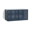HAY Kaapit & Vitriinit^Perforated Cabinet seinäkaappi small, Steel sininen