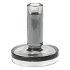 Broste Copenhagen Kynttilänjalat & Kyntteliköt^Petra kynttilänjalka smoked pearl dark grey, 14 cm