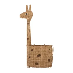 Bloomingville Lastenhuoneen Säilytys|Säilytyskorit^Philine seinäkori 90 cm, Nature giraffe