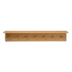Ferm Living Koukut & Vaateripustimet^Place Rack naulakkohylly tammi, Iso