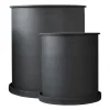DBKD Ruukut^Plant pot -ruukku large 2-pakkaus, Black