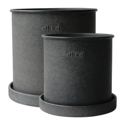 DBKD Ruukut^Plant pot ruukku pieni 2 kpl, Black