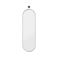 Ferm Living Seinäpeilit^Poise ovaali peili, musta
