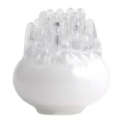 Kosta Boda Veistokset & Posliinihahmot^Polar kynttilänjalka 330 mm, Valkoinen