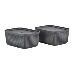 Zone Denmark Säilytyskorit^Pulp säilytyslaatikko 23x32 cm 2 kpl, Black