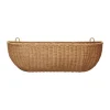 Ferm Living Säilytyskorit^Punottu seinäkorikotelokori 25x75 cm, Natural