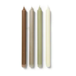 Ferm Living Kynttilät^Pure candles 4 kpl, Botanic blend