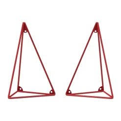 Maze Hyllyt & Hyllyjärjestelmät^Pythagoras hyllynkannatin, 2 kpl, Red
