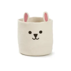 Klippan Yllefabrik Lastenhuoneen Säilytys|Säilytyskorit^Rabbit kori Ø 20 cm, Valkoinen