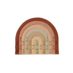 OYOY Joulukoristeet^Rainbow Christmas Calendar, Multi
