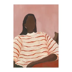 Paper Collective Julisteet^Red Stripes -juliste, 30 x 40 cm