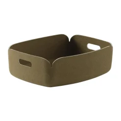Muuto Säilytyskorit^Restore säilytyskori pieni, Brown Green