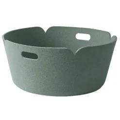 Muuto Säilytyskorit^Restore säilytyskori pyöreä, Dusty green (vaaleanvihreä)