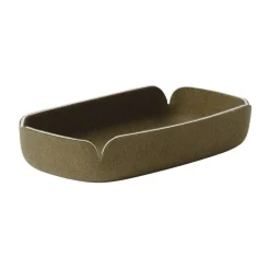 Muuto Kodinsisustusta Ja Yksityiskohtia|Koristetarjottimet^Restore tarjotin 15,5x28 cm, Brown green