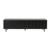 Normann Copenhagen Tv-Tasot & Mediakalusteet|Senkit & Sivupöydät^Rib sideboard matala, Soft Black