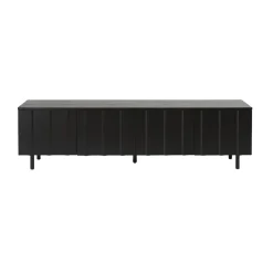 Normann Copenhagen Tv-Tasot & Mediakalusteet|Senkit & Sivupöydät^Rib sideboard matala, Soft Black