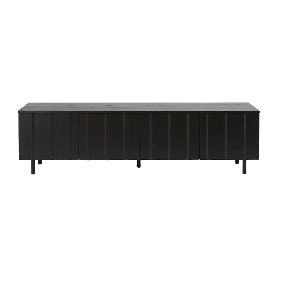 Normann Copenhagen Tv-Tasot & Mediakalusteet|Senkit & Sivupöydät^Rib sideboard matala, Soft Black
